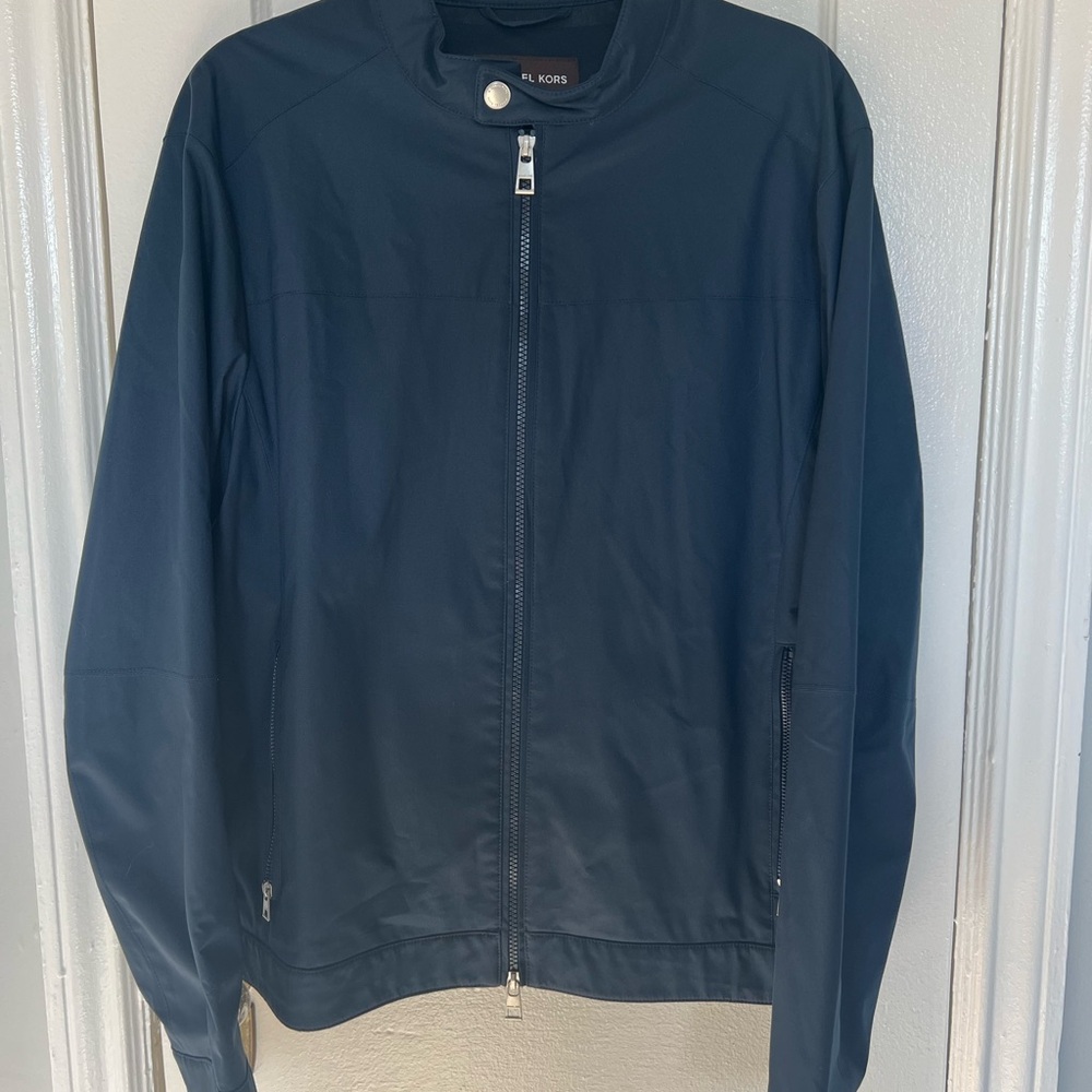 Michael Kors Men's Dark Blue Lightweight Jacket